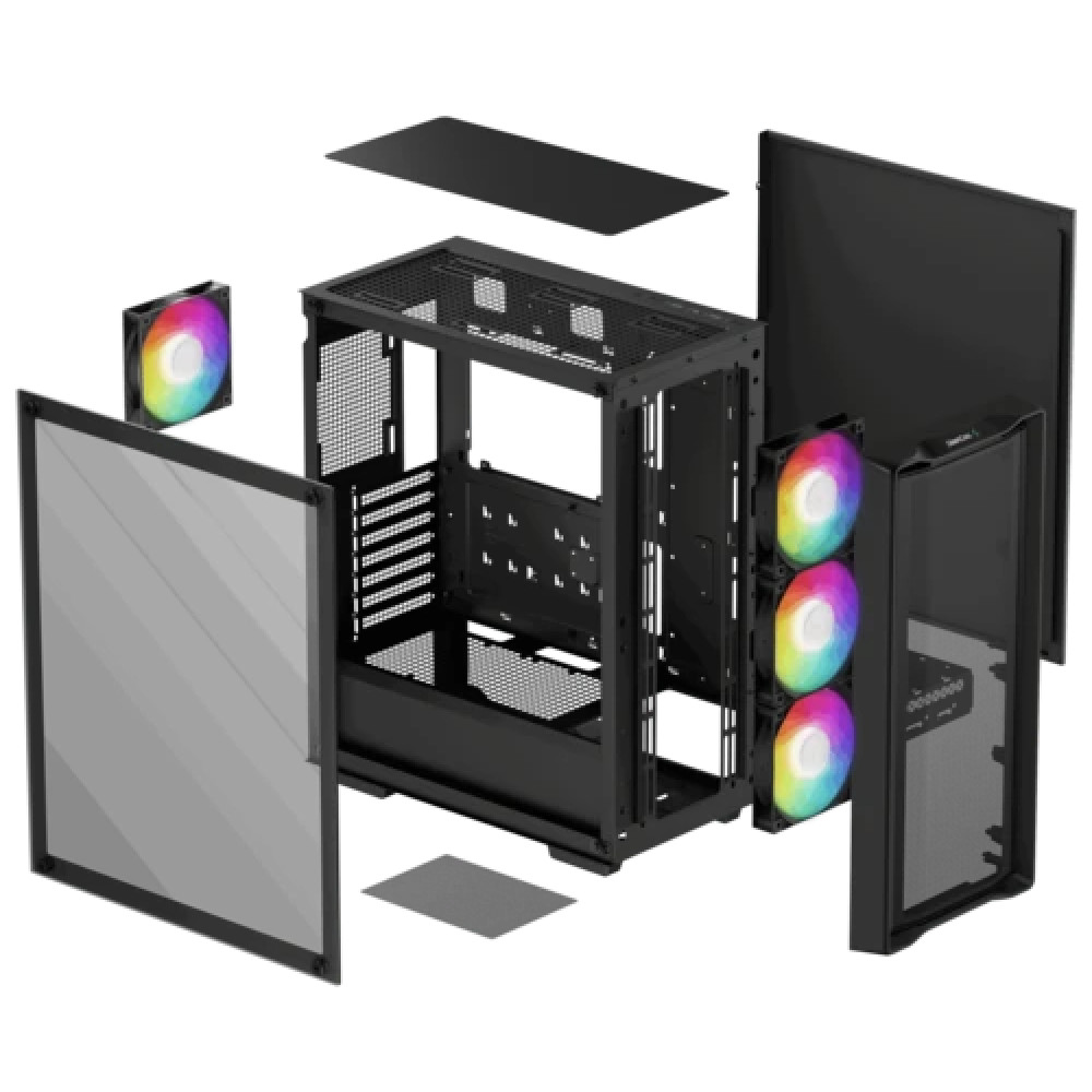 Корпус Deepcool CC560 MESH V2 Черный R-CC560-BKAMA4-G-2 Mid-Tower - миниатюра 10