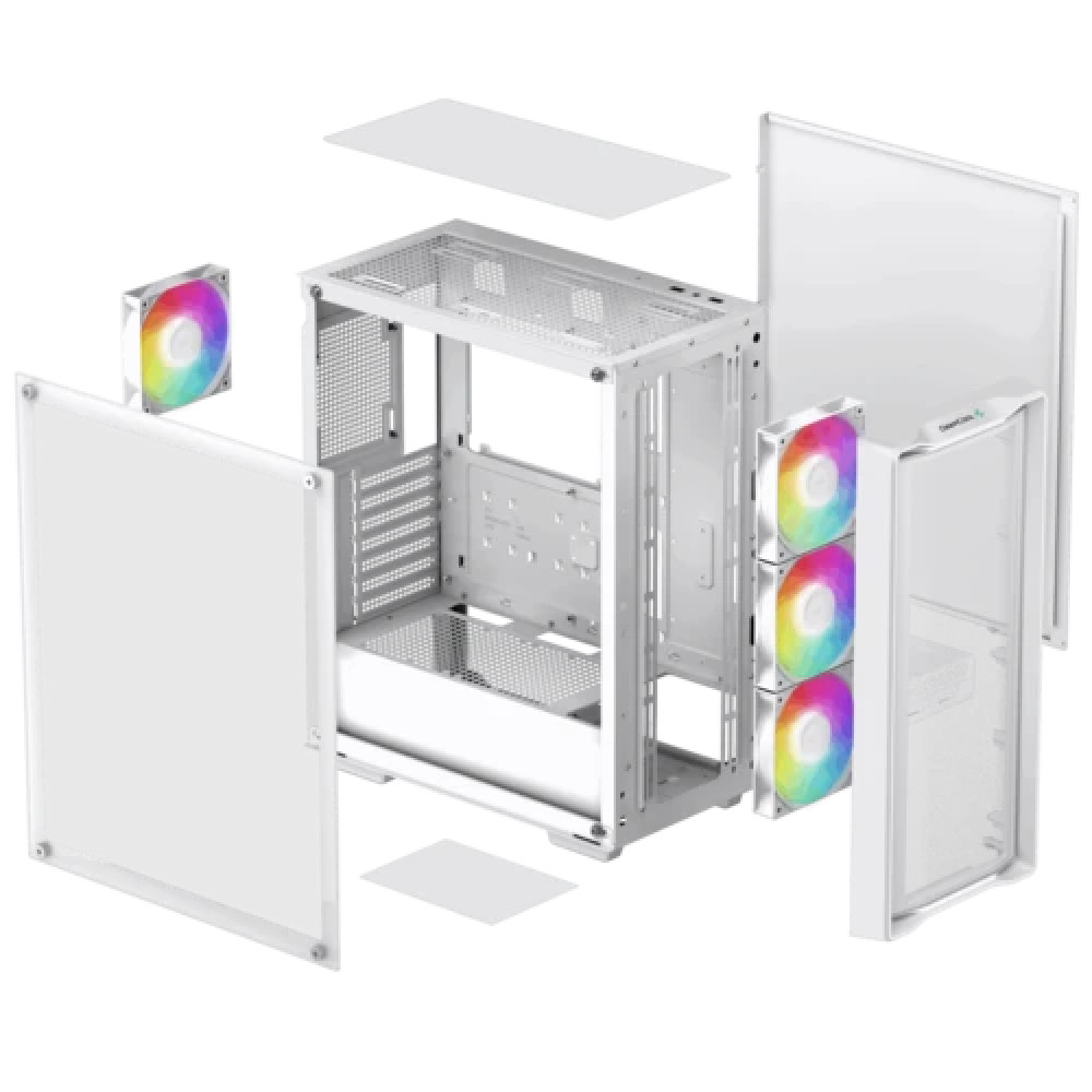 Корпус Deepcool CC560 MESH V2 Белый R-CC560-WHAMA4-G-2 Mid-Tower - миниатюра 10
