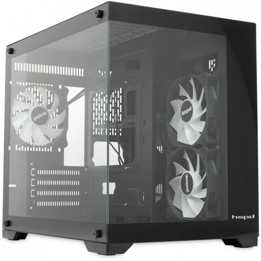 Корпус HSPD F330-TGBK-ARGB Mid-Tower - миниатюра 11