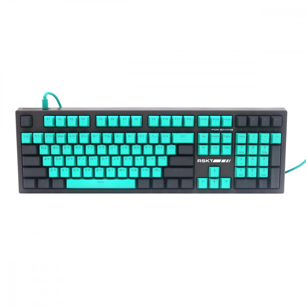 Клавиатура Raskat KM002 Green KM002-GREEN Проводная, USB - миниатюра 6
