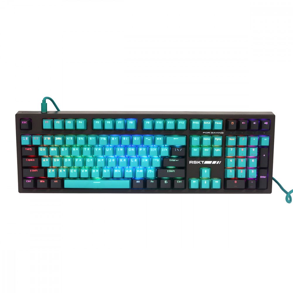 Клавиатура Raskat KM002 Green KM002-GREEN Проводная, USB - миниатюра 7