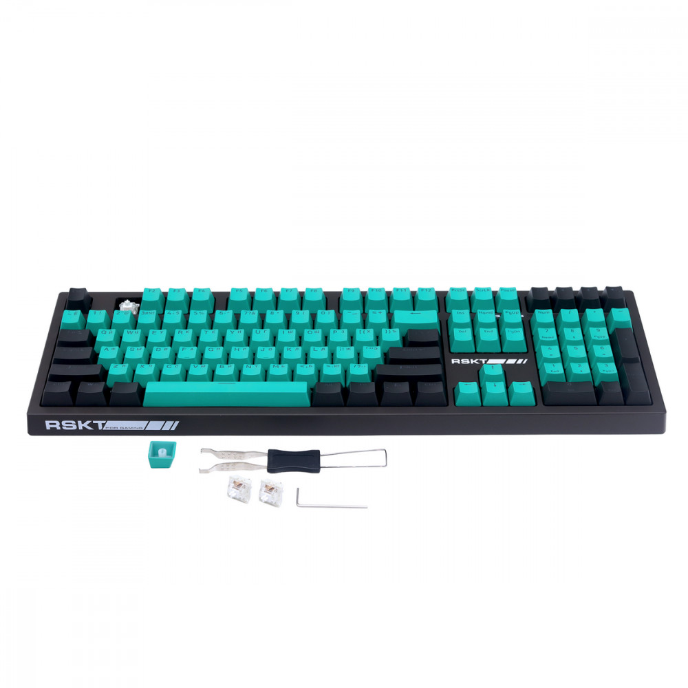 Клавиатура Raskat KM002 Green KM002-GREEN Проводная, USB - миниатюра 8