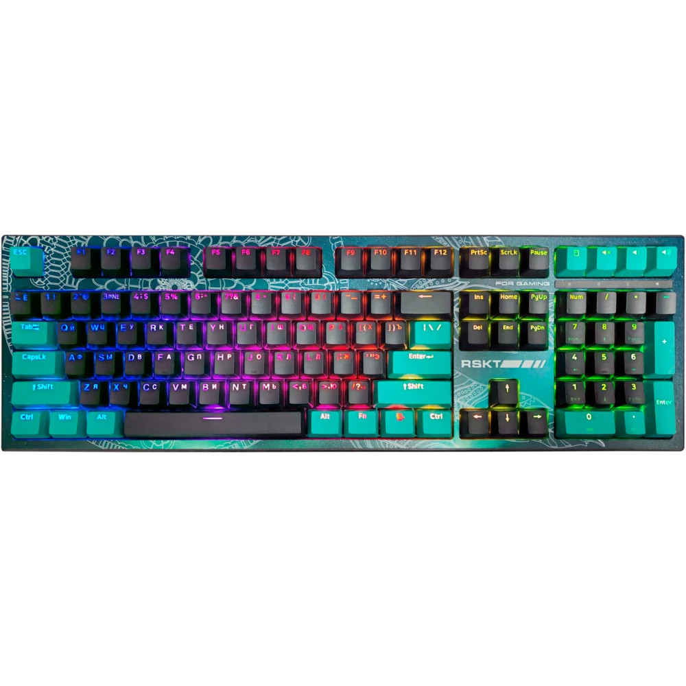 Клавиатура Raskat KM002 UV Grey KM002-UV-GRAY Проводная, USB - миниатюра 2