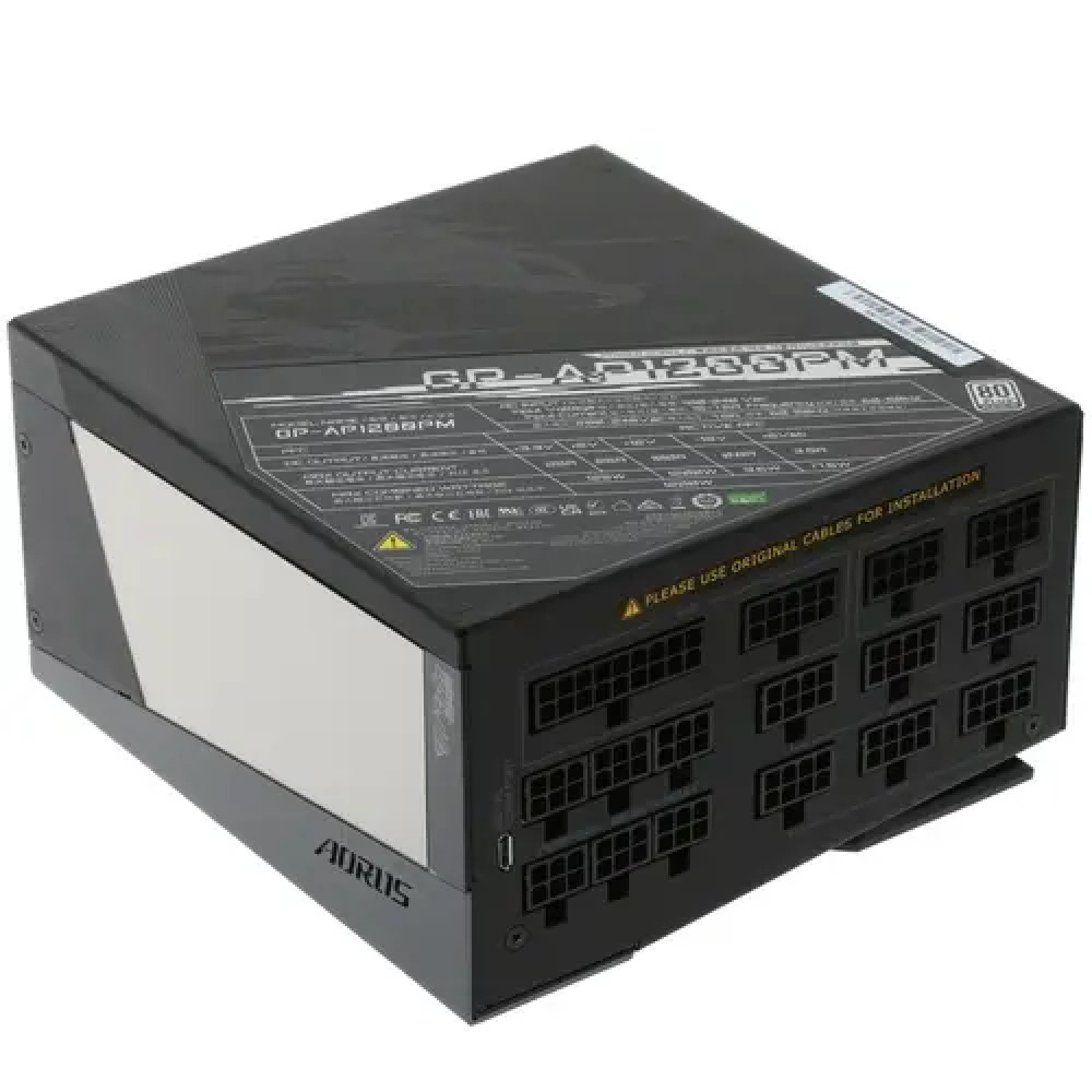 Блок питания Gigabyte AORUS P1200W AP1200PM 1200 Вт - миниатюра 6