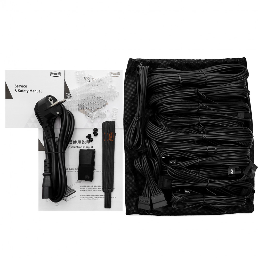 Блок питания PCcooler P5-YS1200-G1F 1200 Вт - миниатюра 4