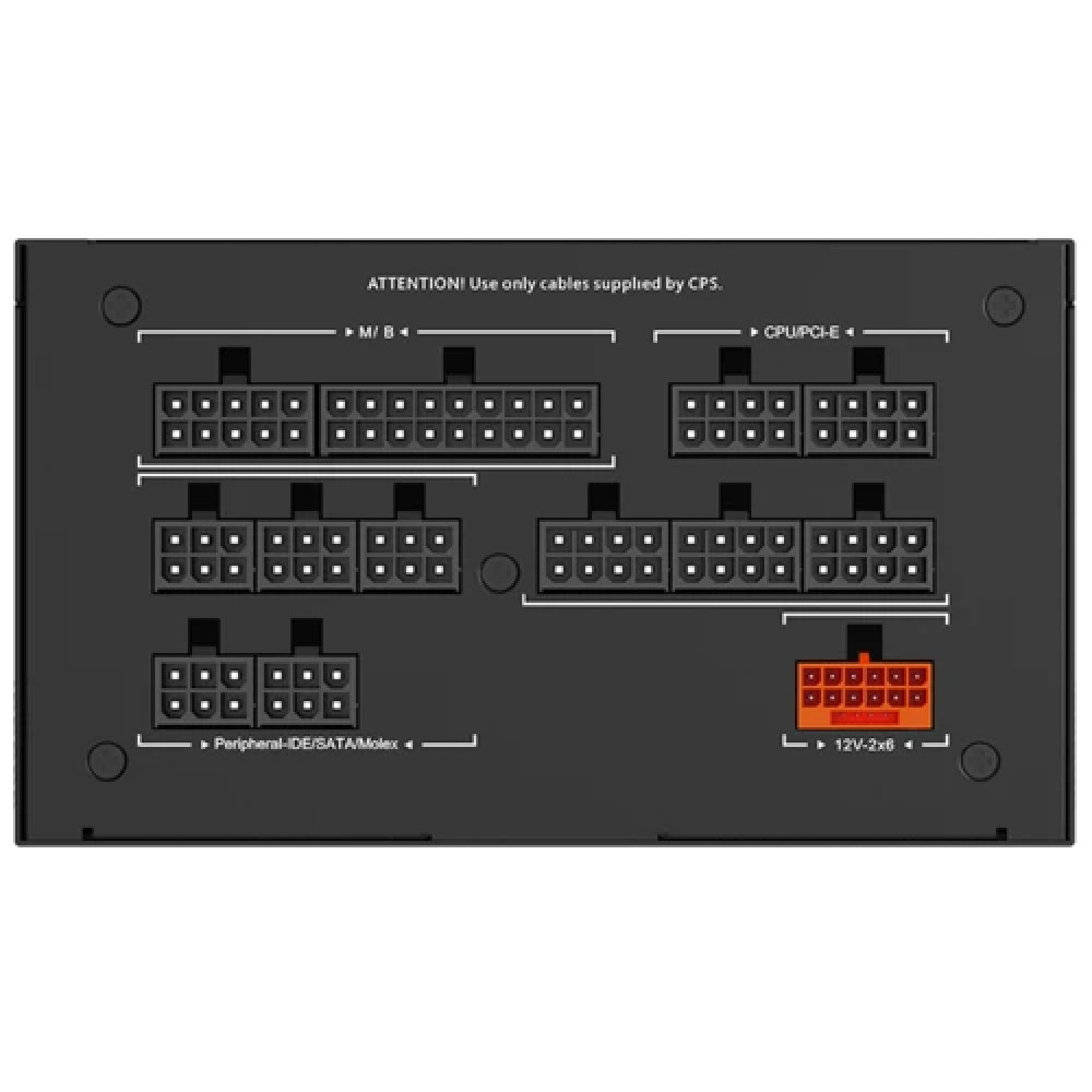 Блок питания PCcooler YS1200 P5-YS1200-G1FFBK1-EU 1200 Вт - миниатюра 9