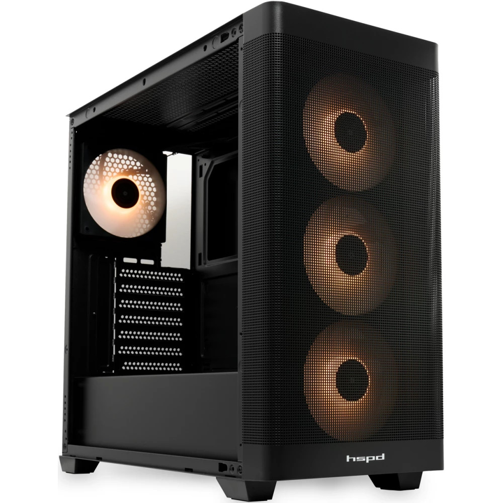 Корпус HSPD M740-TGBK-ARGB Mid-Tower - миниатюра 11