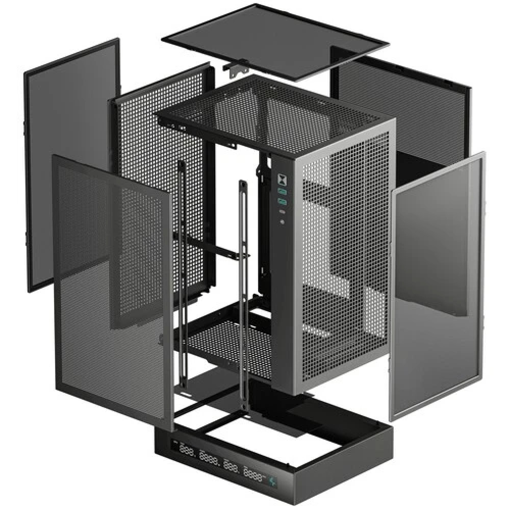 Корпус Deepcool CH170 Digital черный R-CH170-BKNPI0D-G-1 Mini-Tower - миниатюра 9