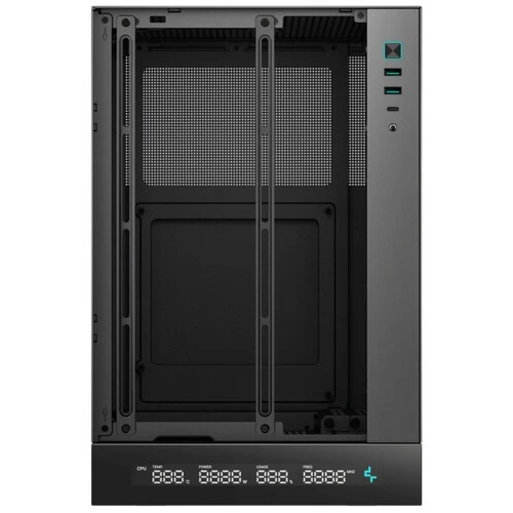 Корпус Deepcool CH170 Digital черный R-CH170-BKNPI0D-G-1 Mini-Tower - миниатюра 8
