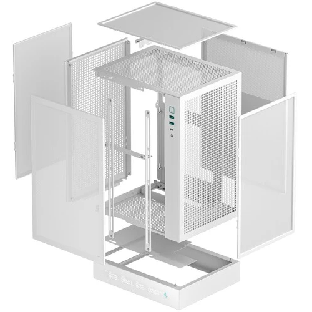 Корпус Deepcool CH170 Digital Белый R-CH170-WHNPI0D-G-1 Mini-Tower - миниатюра 10