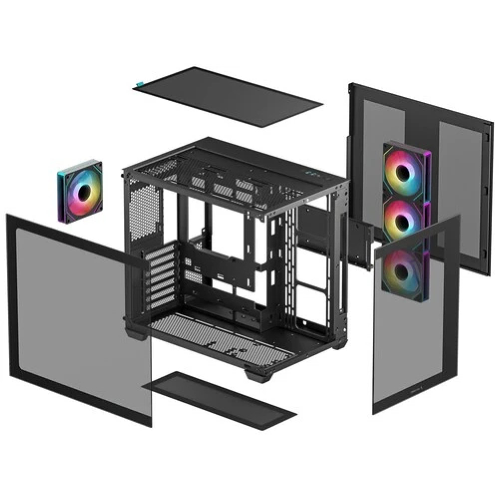 Корпус Deepcool CG530 4F Черный R-CG530-BKADA4-G-1 Mid-Tower - миниатюра 10