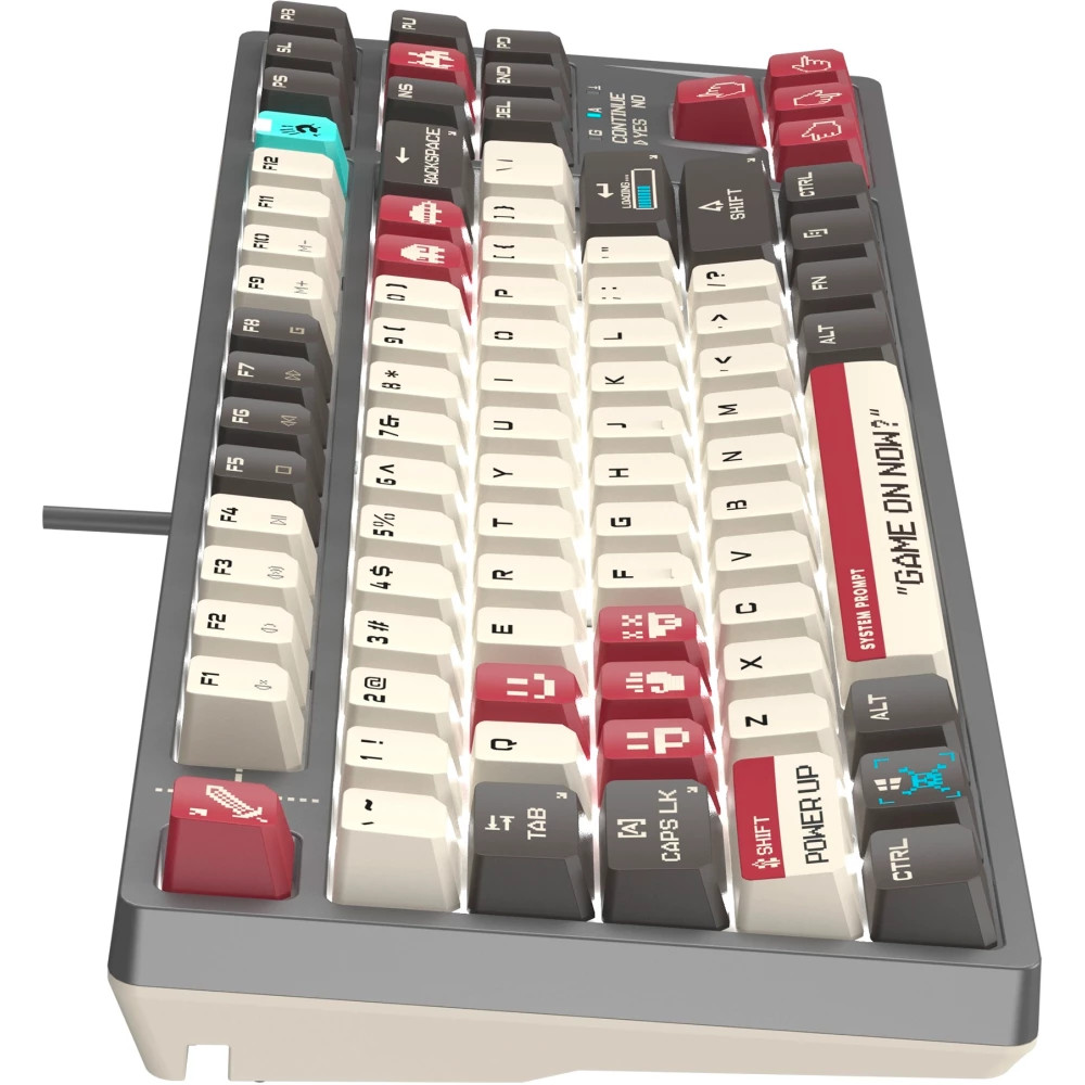 Клавиатура A4Tech S87 Pixels Red S87 PIXELS Проводная, USB - миниатюра 12