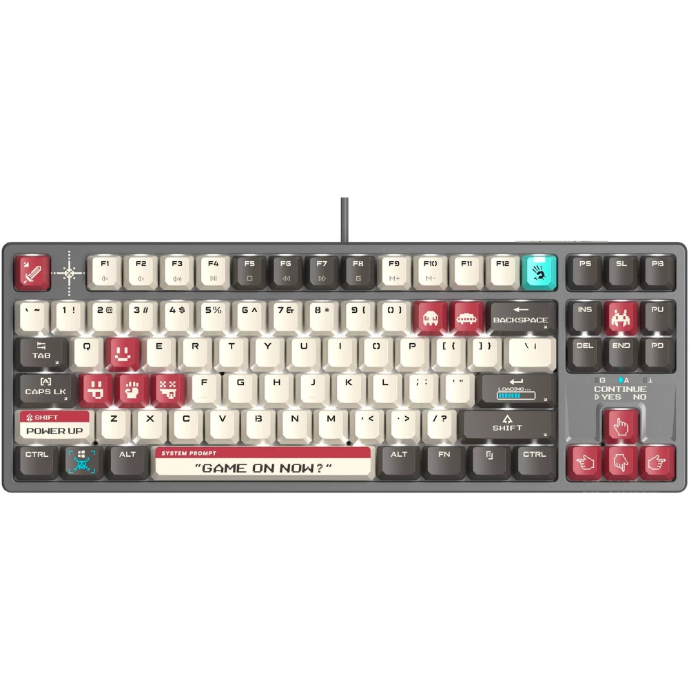 Клавиатура A4Tech S87 Pixels Red S87 PIXELS Проводная, USB - миниатюра 10