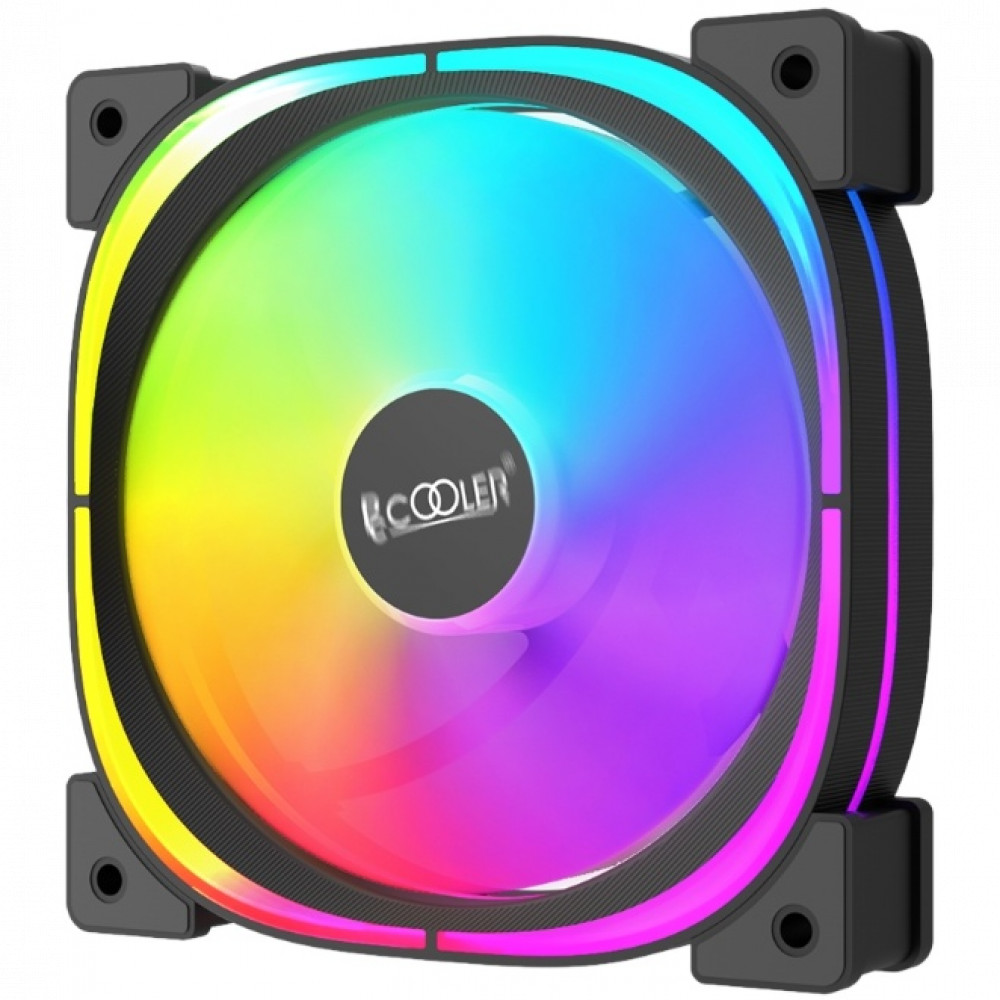 Система охлаждения PCcooler EF120 ARGB 120х120x25 черный F3-L120BKAM1-GL Для системного блока - миниатюра 4