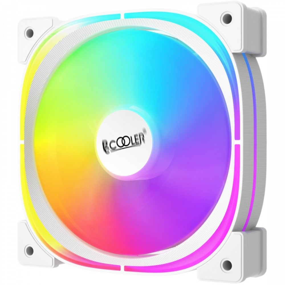 Система охлаждения PCcooler EF120 ARGB 120х120x25 белый F3-L120WHAM1-GL Для системного блока - миниатюра 4