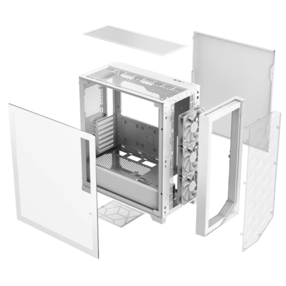Корпус PCcooler C3D510 WH ARGB C3D510-WHP3-GL Mid-Tower - миниатюра 9