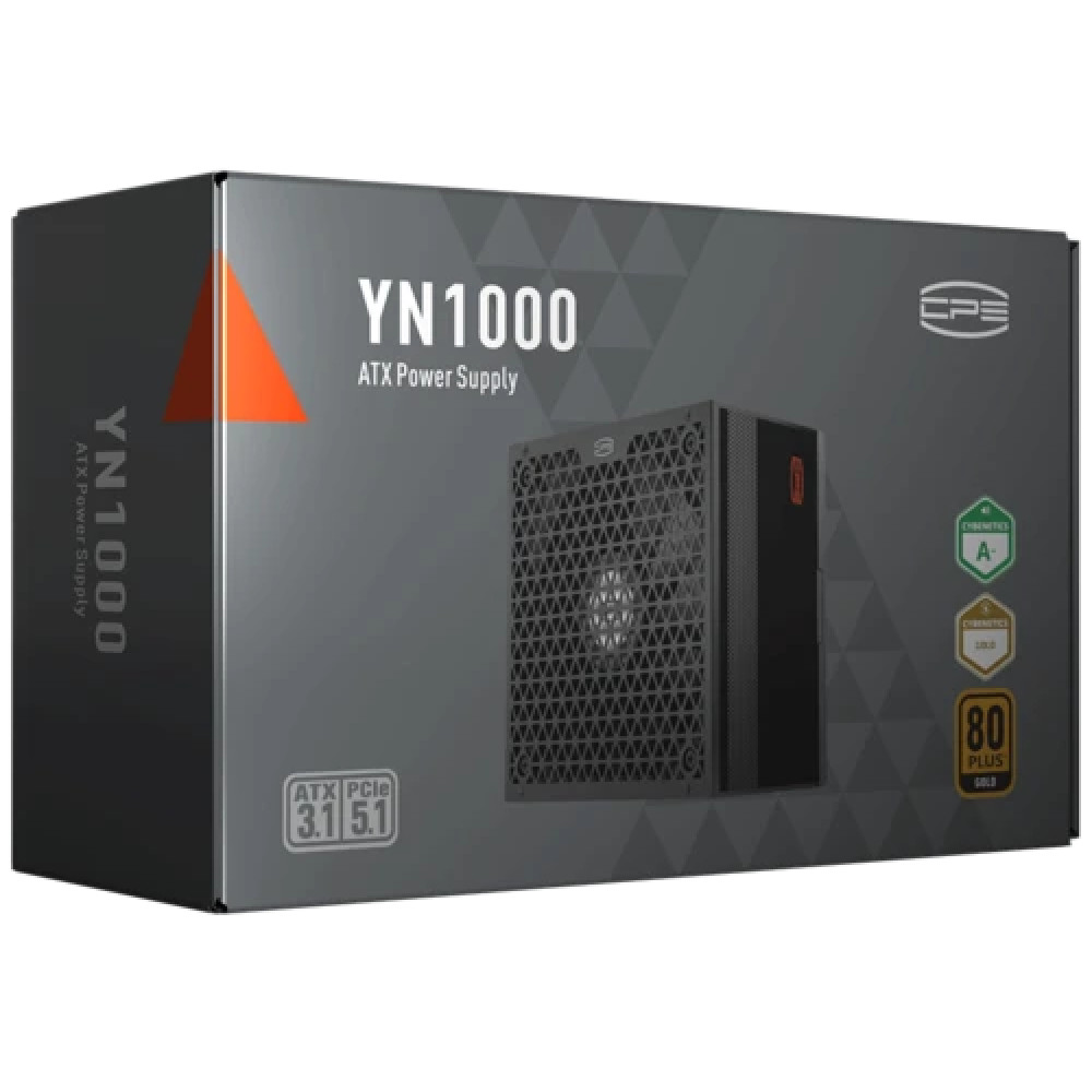 Блок питания PCcooler YN1000 Black P5-YN1000-G1FFBK1-EU 1000 Вт - миниатюра 10