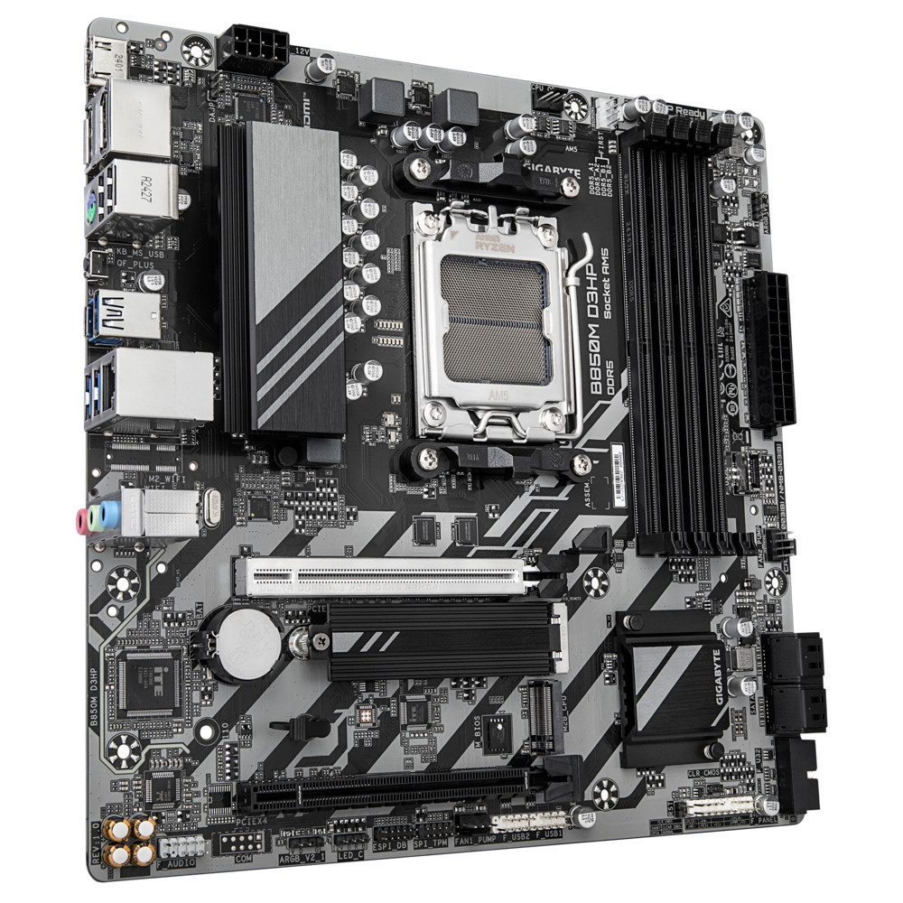 Материнская плата Gigabyte B850M D3HP, RTL Micro-ATX, AMD AM5 - миниатюра 6