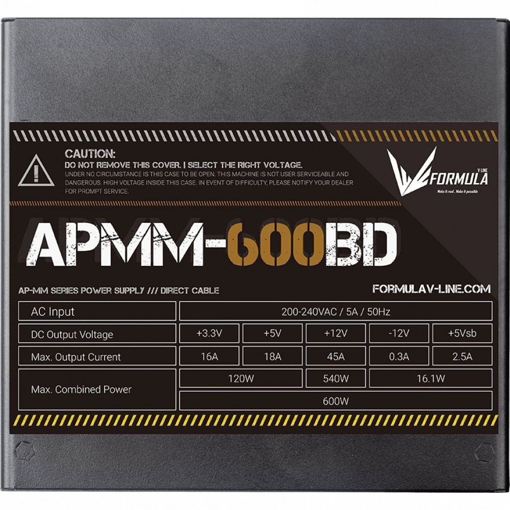 Блок питания Formula APMM-600BD 600 Вт - миниатюра 10