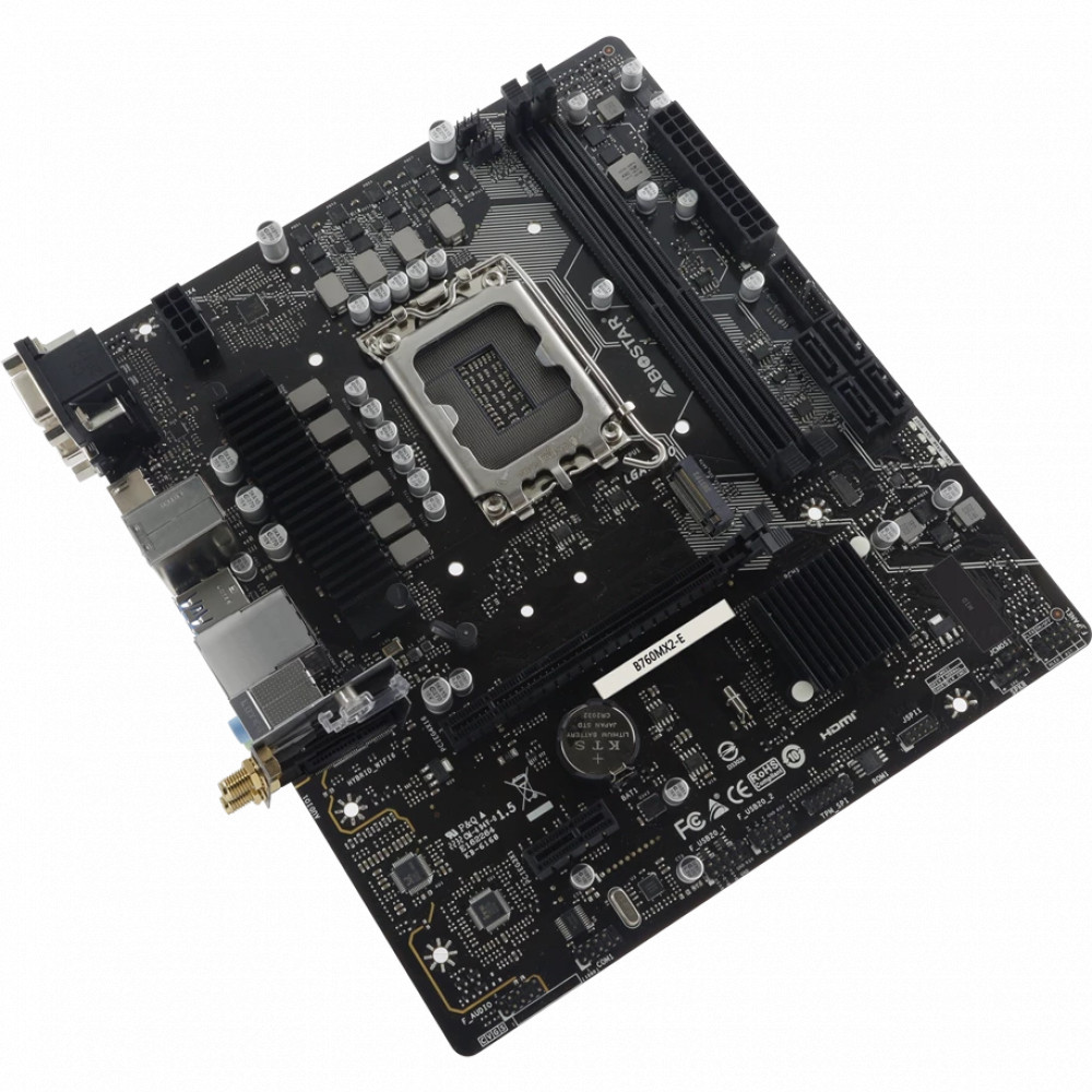 Материнская плата BIOSTAR B760MX2-E Micro-ATX, LGA 1700 - миниатюра 6