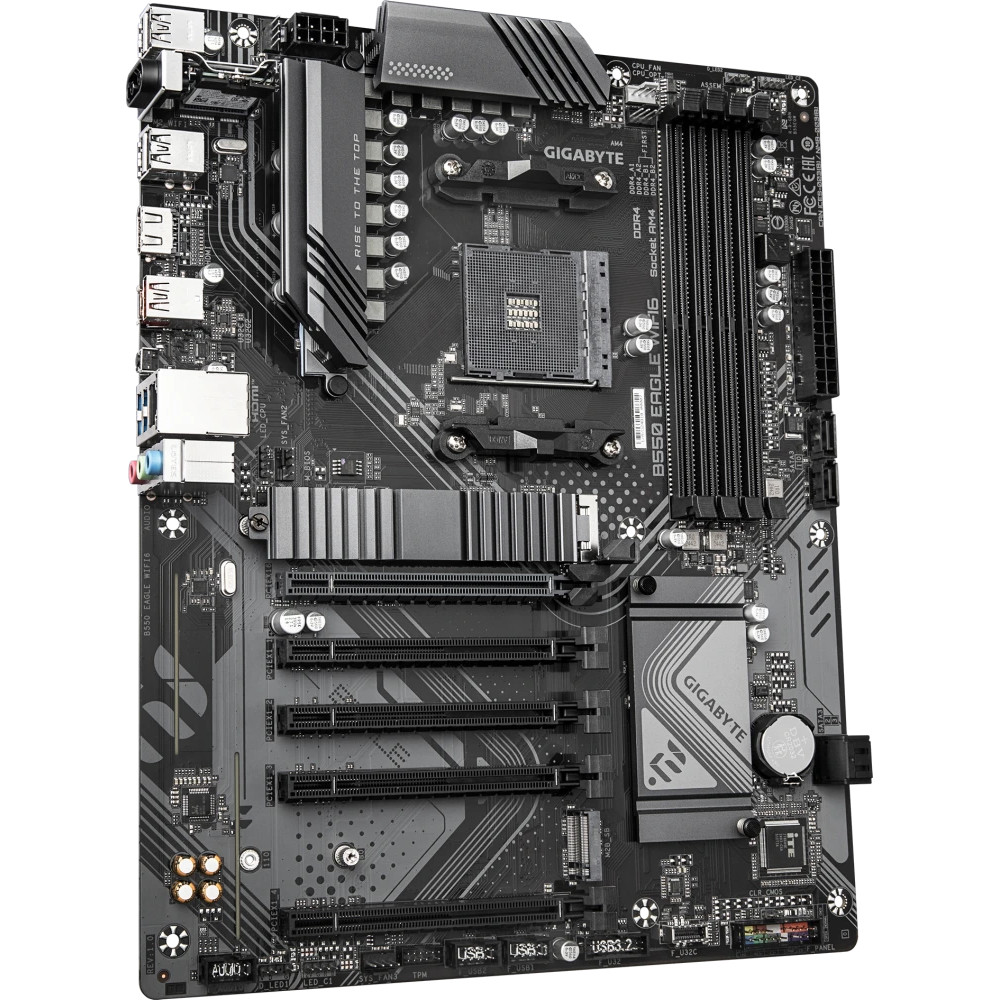Материнская плата Gigabyte B550 EAGLE WIFI6 ATX, AMD AM4 - миниатюра 6