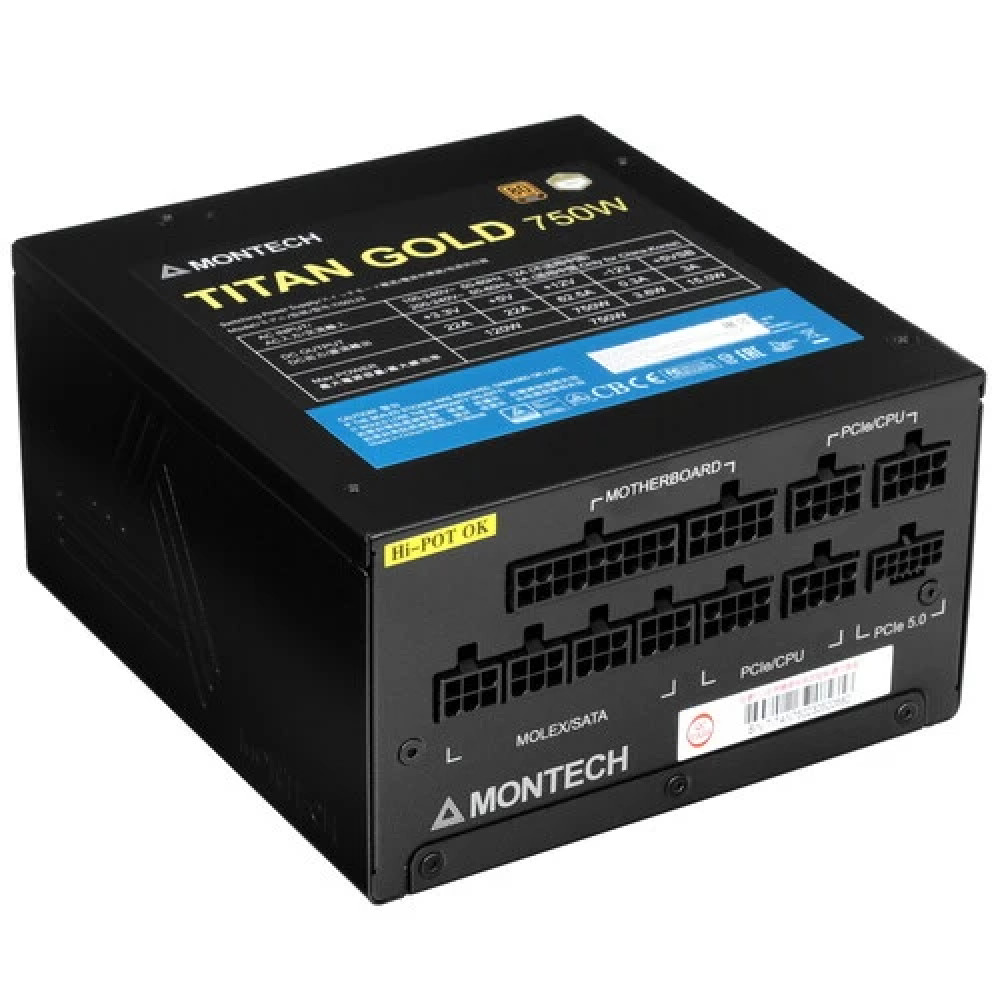 Блок питания Montech TITAN GOLD 750 TITAN GOLD 750 TIS0123 750 Вт - миниатюра 6