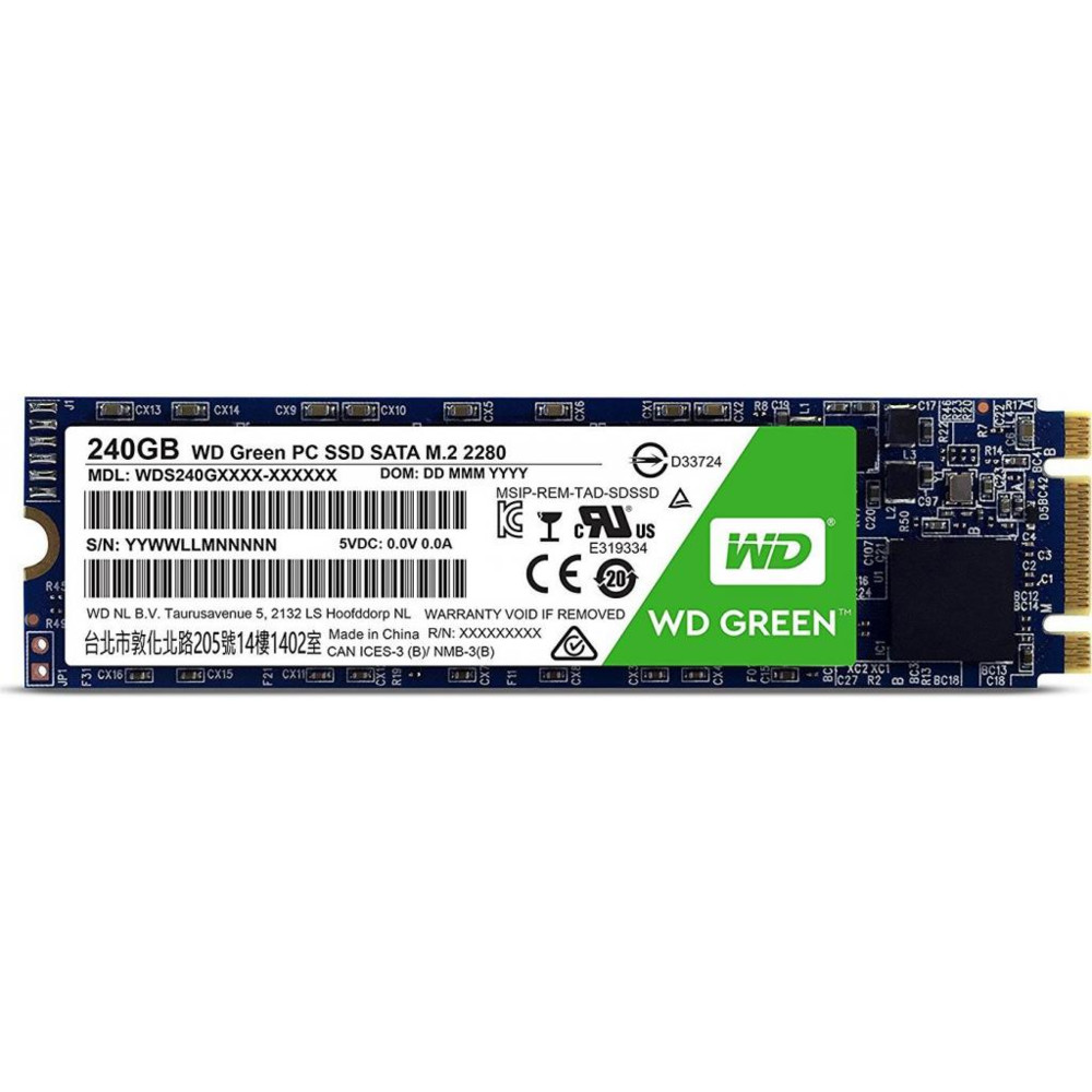 Жесткий диск Western Digital WD Green WDS240G2G0B SSD (твердотельные), 240 ГБ, M.2, SATA - миниатюра 2