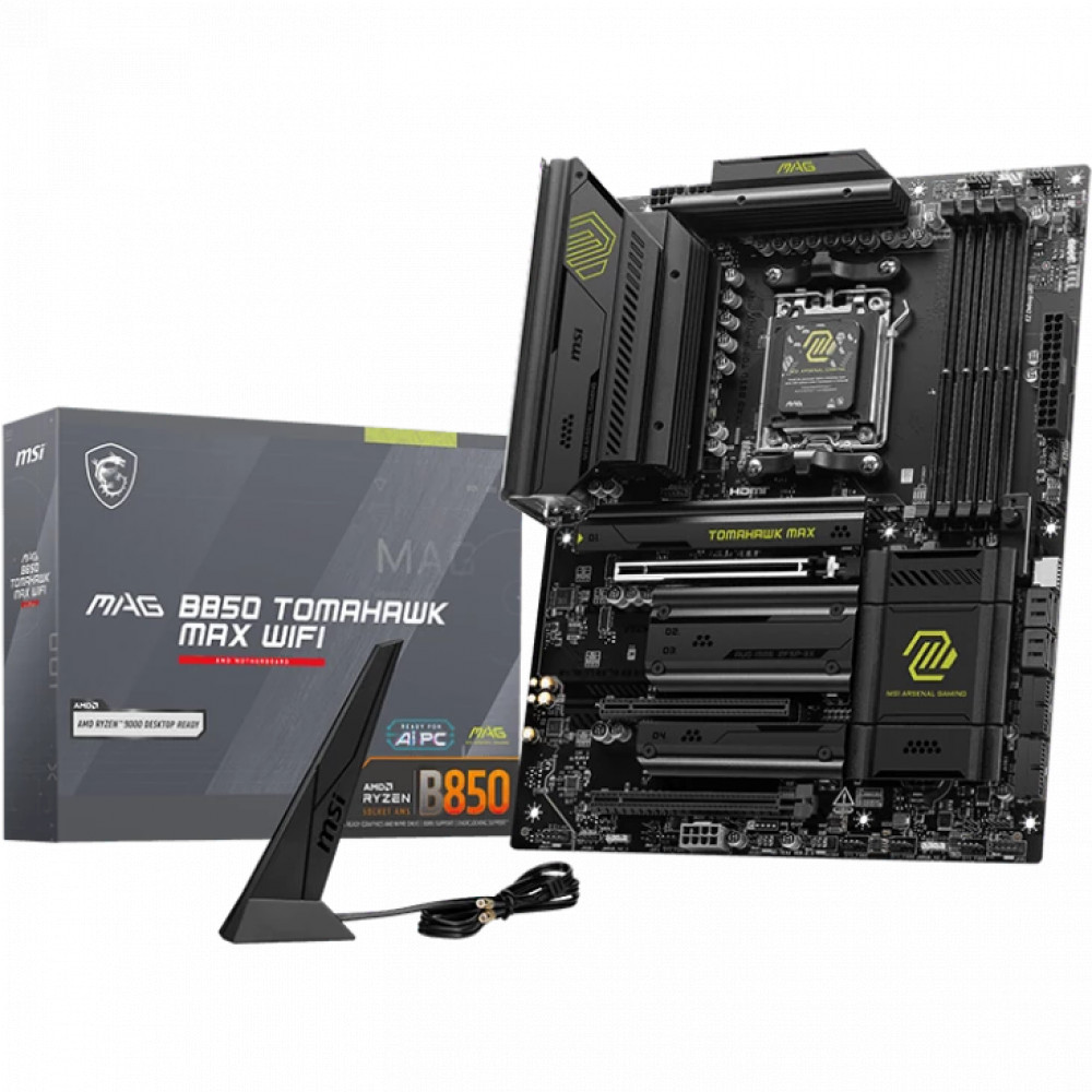 Материнская плата MSI MAG B850 TOMAHAWK MAX WIFI ATX, AMD AM5 - миниатюра 10
