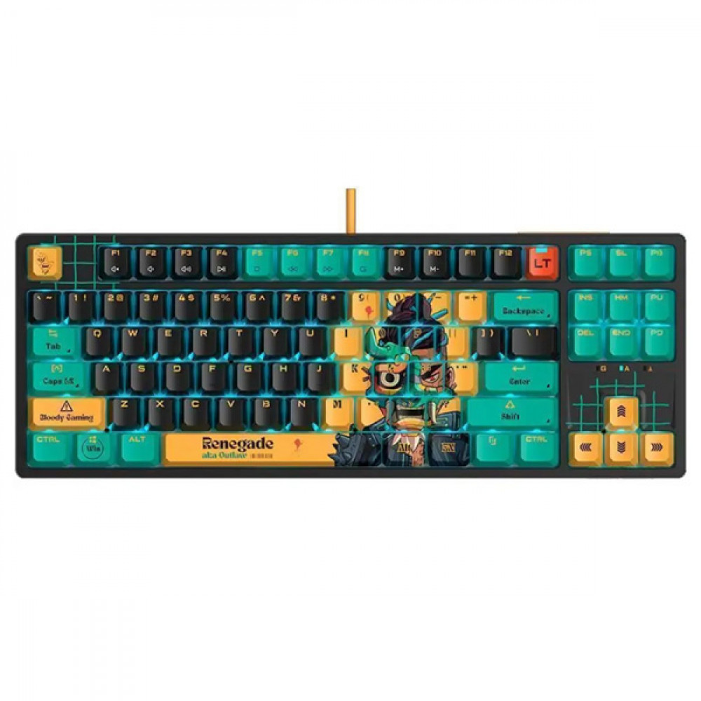 Клавиатура A4Tech AT87 Renegade Black Midnight Проводная, USB - миниатюра 4