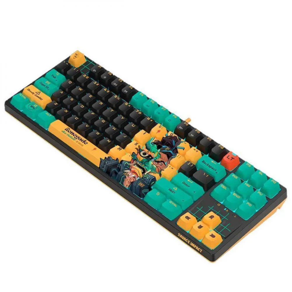 Клавиатура A4Tech AT87 Renegade Black Midnight Проводная, USB - миниатюра 5