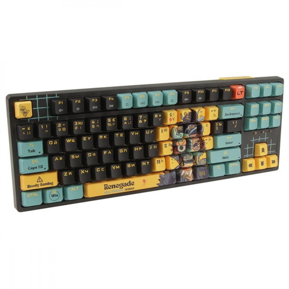 Клавиатура A4Tech AT87 Renegade Black Midnight Проводная, USB - миниатюра 6
