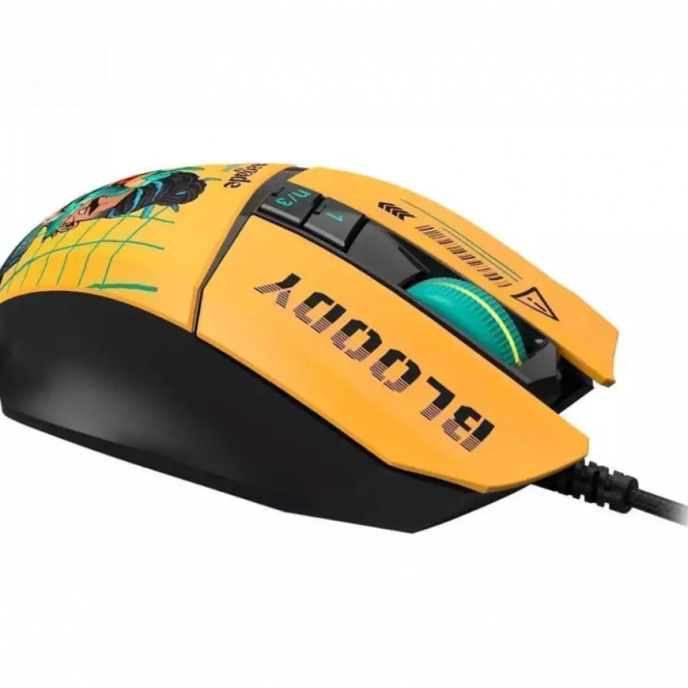 Мышь Bloody W63Max Renegade Yellow Sunset Игровые, Проводная - миниатюра 6