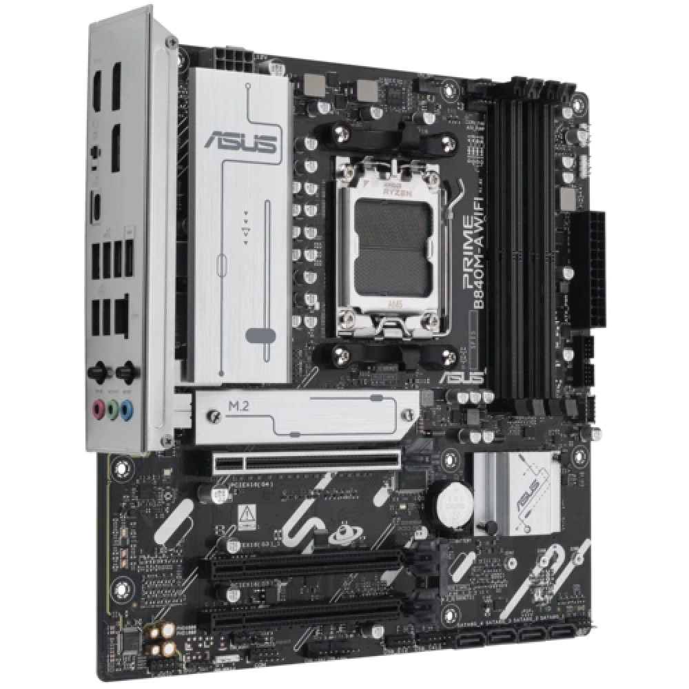 Материнская плата Asus PRIME B840M-A WIFI Micro-ATX, AMD AM5 - миниатюра 6