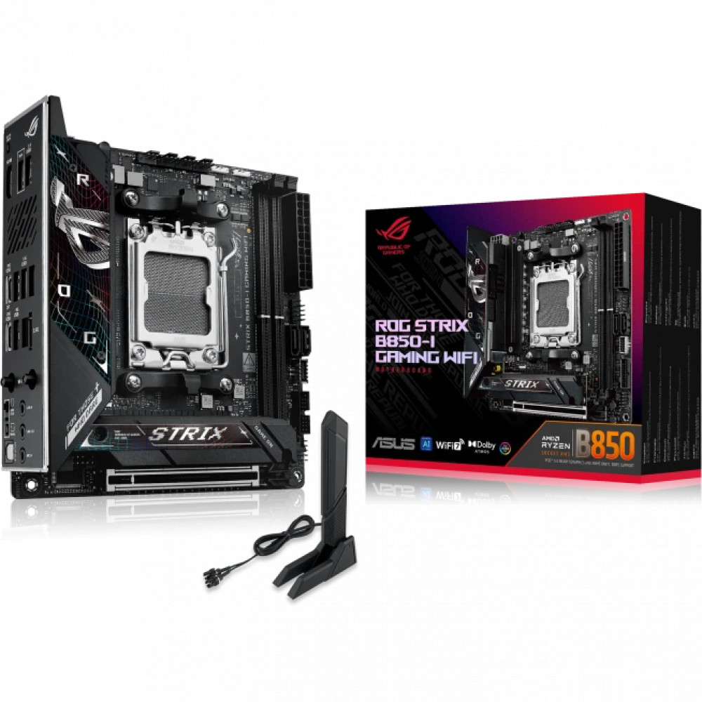 Материнская плата Asus ROG STRIX B850-I GAMING WIFI Mini-ITX, AMD AM5 - миниатюра 10