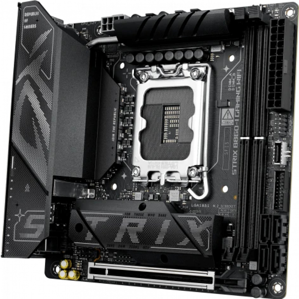 Материнская плата Asus ROG STRIX B860-I GAMING WIFI Mini-ITX, LGA 1851 - миниатюра 10