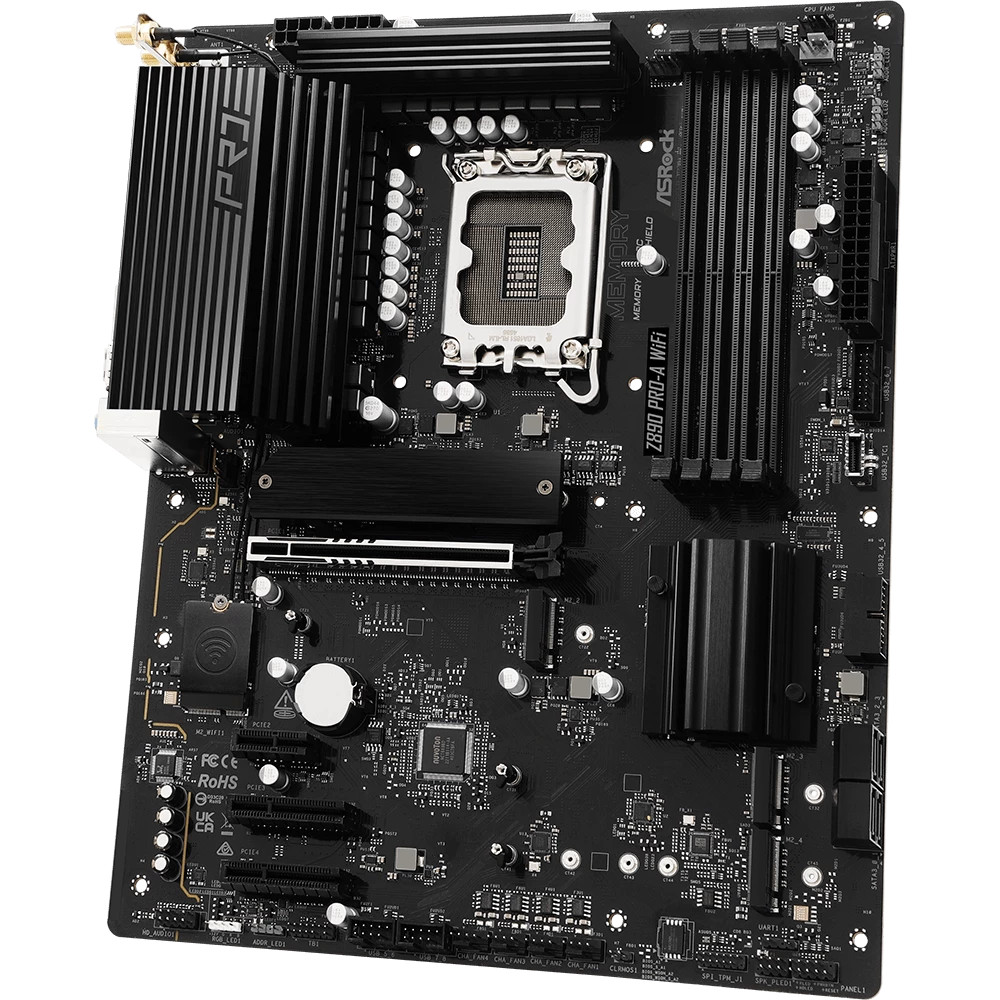 Материнская плата ASRock Z890 PRO-A WIFI ATX, LGA 1851 - миниатюра 8