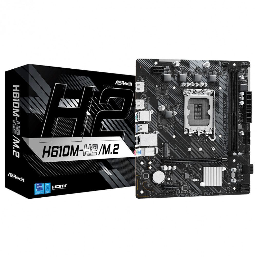 Материнская плата ASRock H610M-H2/M.2 Micro-ATX, LGA 1700 - миниатюра 6