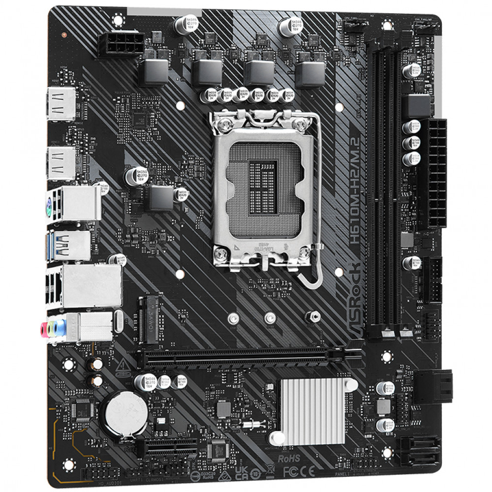 Материнская плата ASRock H610M-H2/M.2 Micro-ATX, LGA 1700 - миниатюра 5