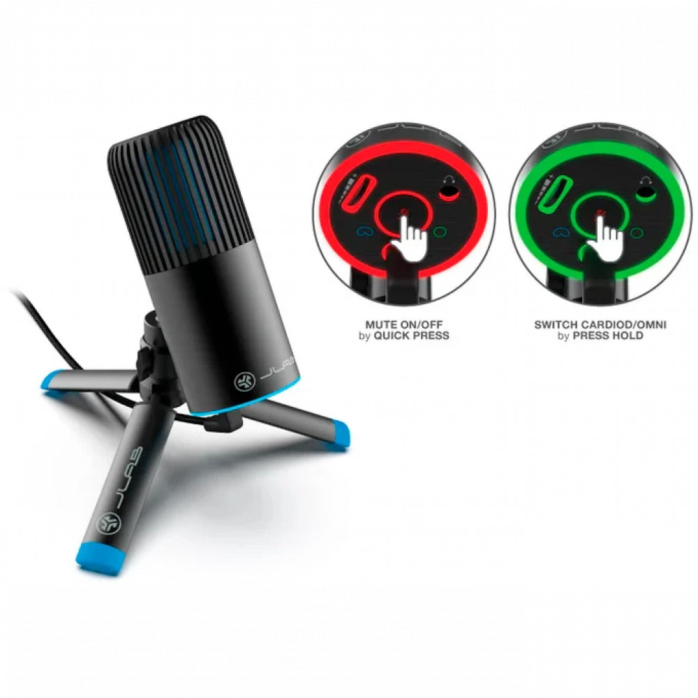 Микрофон Jlab TALK GO Microphone, Black IEUMTALKGORBLK4 - миниатюра 8
