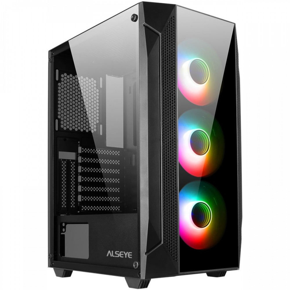 Корпус ALSEYE Phantom 1.0 Black AS.07.0001 Mid-Tower - миниатюра 5