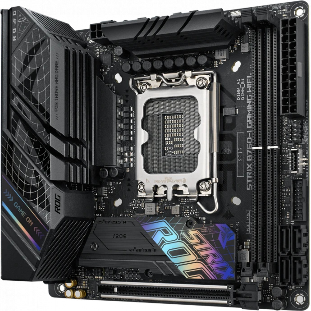 Материнская плата Asus ROG STRIX B760-I GAMING WIFI Mini-ITX, LGA 1700 - миниатюра 10