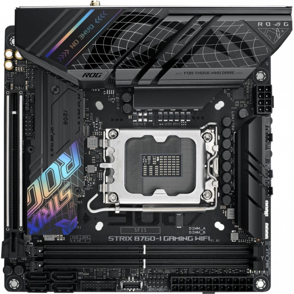 Материнская плата Asus ROG STRIX B760-I GAMING WIFI Mini-ITX, LGA 1700 - миниатюра 8