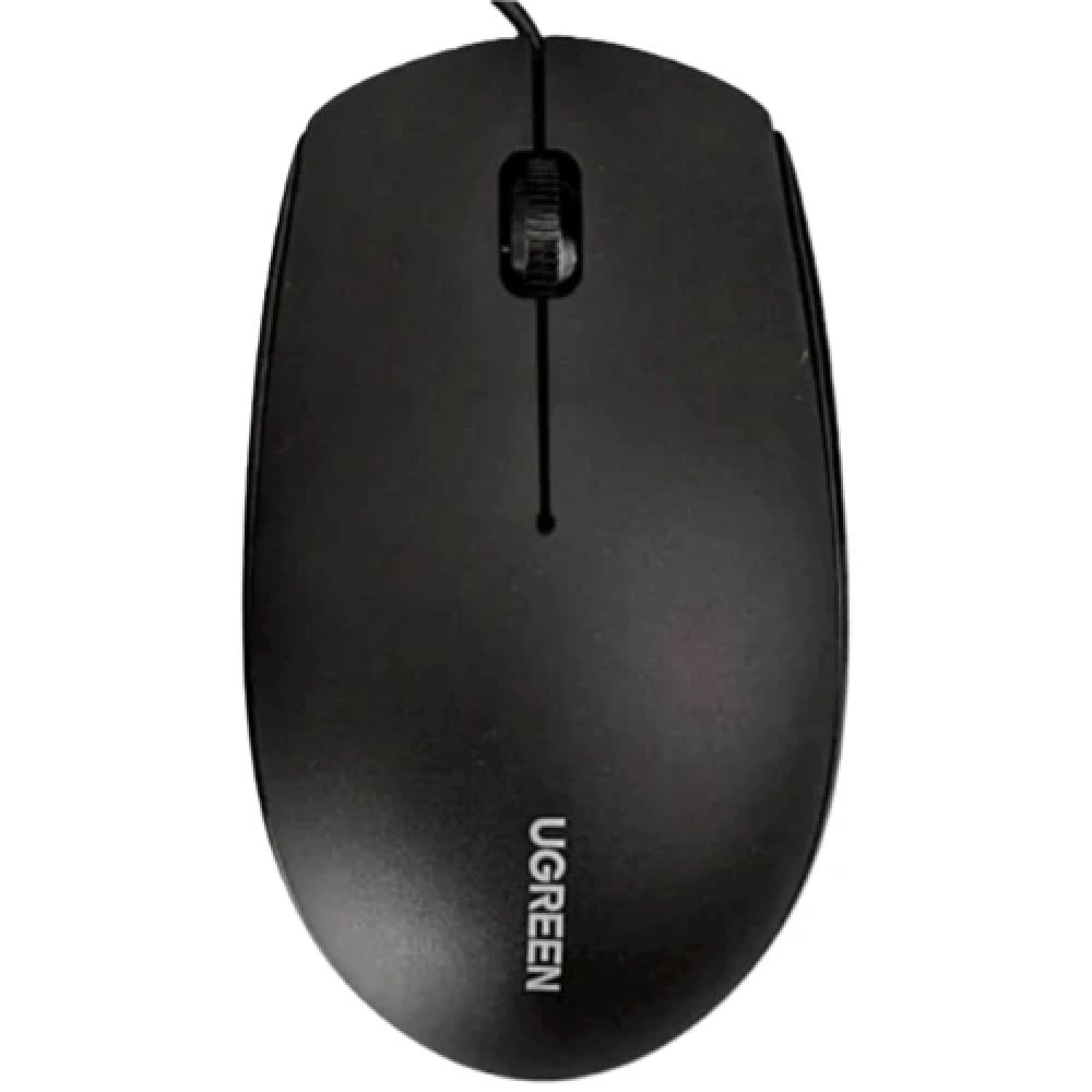Мышь UGREEN MU007 Portable Wired Mouse Black 90789 Бюджетные, Проводная - миниатюра 2