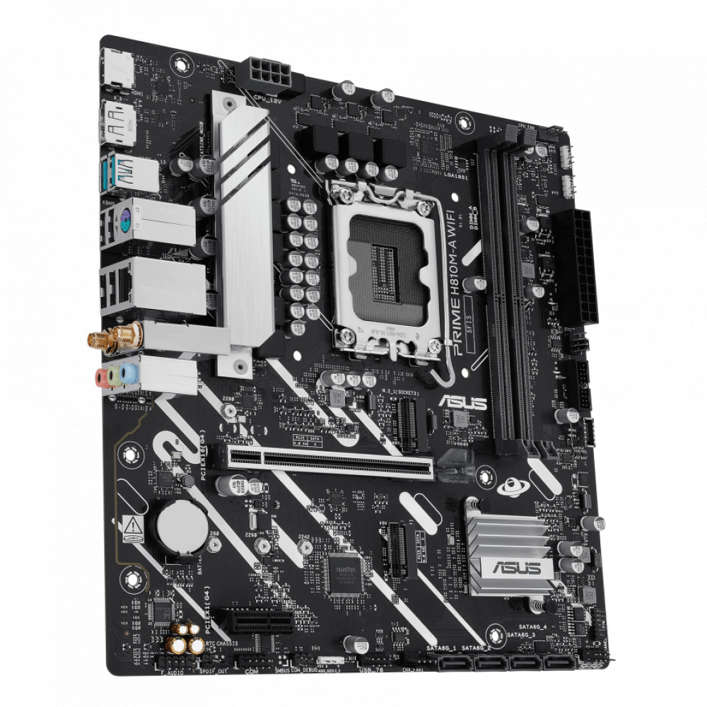 Материнская плата Asus PRIME H810M-A WIFI 90MB1KJ0-M0EAY0 Micro-ATX, LGA 1851 - миниатюра 7