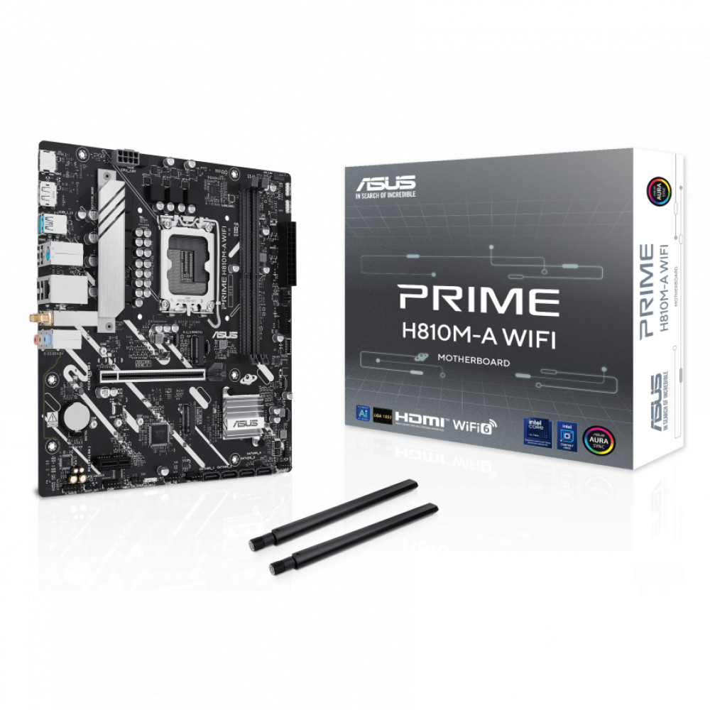 Материнская плата Asus PRIME H810M-A WIFI 90MB1KJ0-M0EAY0 Micro-ATX, LGA 1851 - миниатюра 10