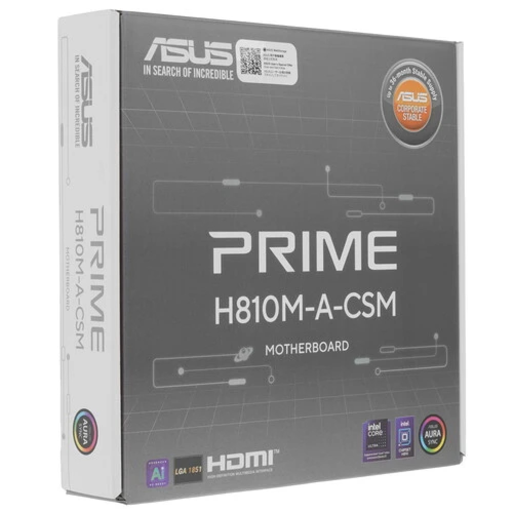 Материнская плата Asus PRIME H810M-A-CSM 90MB1KK0-M0EAYC Micro-ATX, LGA 1851 - миниатюра 10