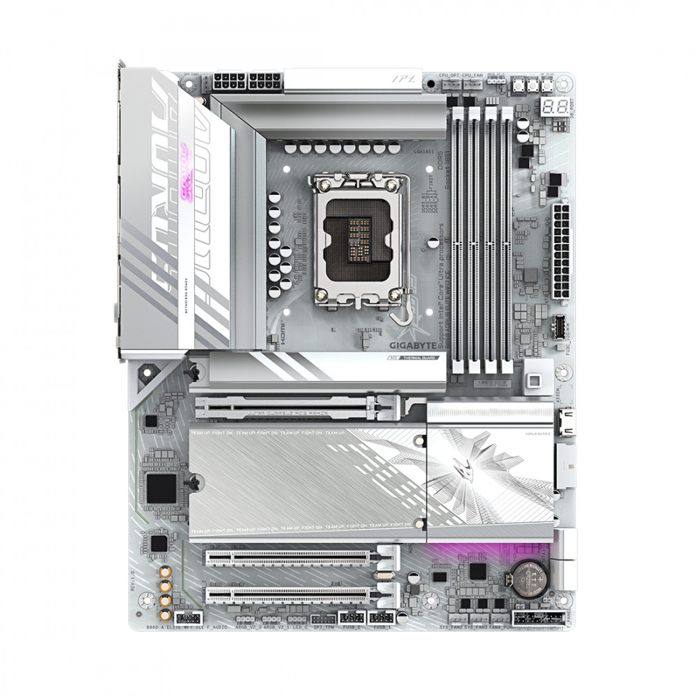 Материнская плата Gigabyte B860 A ELITE WF7 ICE ATX, LGA 1851 - миниатюра 5
