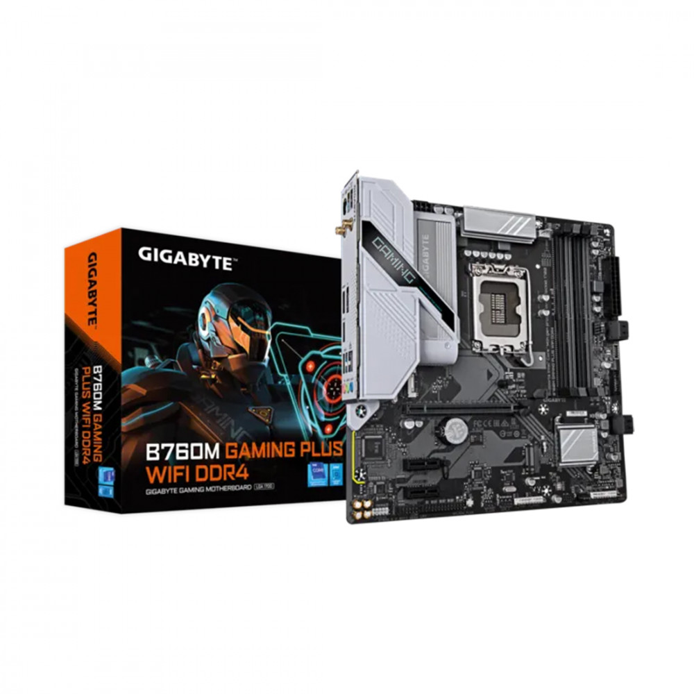 Материнская плата Gigabyte B760M GAMING PLUS WIFI DDR4 B760M G P WIFI DDR4 Micro-ATX, LGA 1700 - миниатюра 4