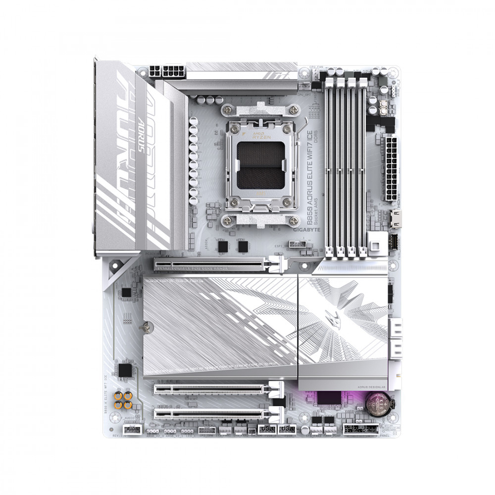 Материнская плата Gigabyte B850 AORUS ELITE WF7 ICE B850 A ELITE WF7 ICE ATX, AMD AM5 - миниатюра 5