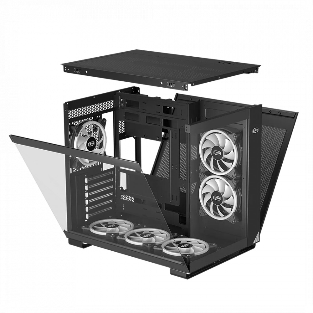Корпус PCcooler C3T500 ARGB Black C3T500 ARGB BK Mid-Tower - миниатюра 7